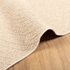 vidaXL Teppich ZIZUR Beige 80x200 cm Jute-Optik Indoor und Outdoor
