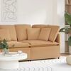 vidaXL Modulares Sofa Eckmodul mit Kissen Beige 100 cm