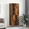 vidaXL Highboard Wandmontiert Altholz 69,5 x 34 x 180 cm Holzwerkstoff