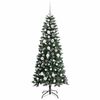 vidaXL Künstlicher Weihnachtsbaum mit 150 LEDs Grün 66 x 66 x 150 cm