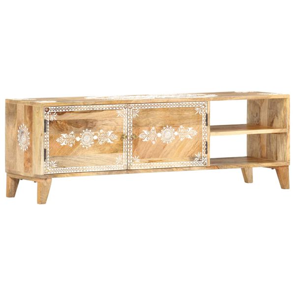 vidaXL TV-Schrank 120x30x40 cm Massivholz Mango