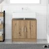 vidaXL Badezimmerschrank Artisan-Eiche 63 x 29 x 55 cm Holzwerkstoff