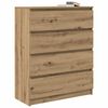 vidaXL Sideboard Artisan-Eiche 80x35x99 cm Holzwerkstoff