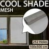 vidaXL Drahtz&auml;une 100 x 500 cm Mesh Edelstahl 201 Silber
