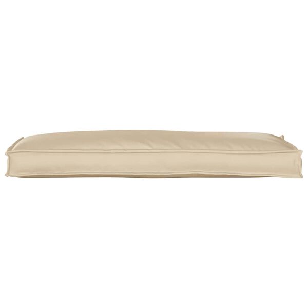 vidaXL Kissen Beige 110 x 40 x 8 cm Oxford-Stoff