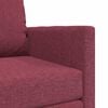 vidaXL Schlafsofa Weinrot 74 x 77 x 81 cm Samt