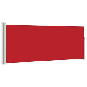 vidaXL Ausziehbare Seitenmarkise 117&times;314 cm Rot