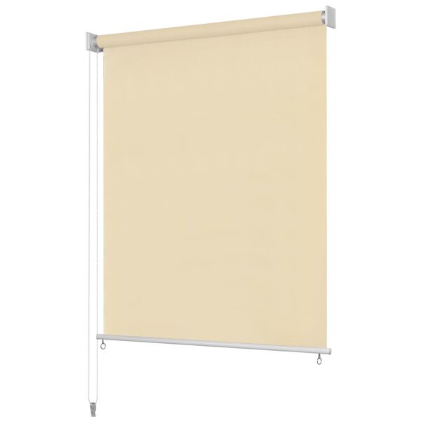 vidaXL Au&szlig;enrollo 300 x 140 cm Cremewei&szlig;