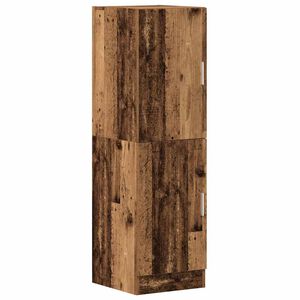 vidaXL K&uuml;chenschrank Altholz-Optik 38x41,5x131,5 cm Holzwerkstoff