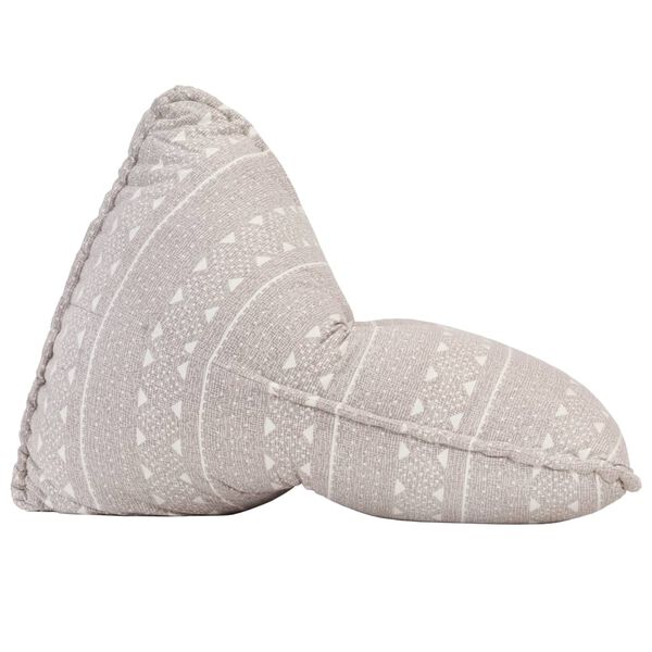 vidaXL Beanbag Hellbraun Stoff Patchwork