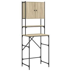 vidaXL Waschmaschinenschrank Sonoma-Eiche 68x48,5x194 cm