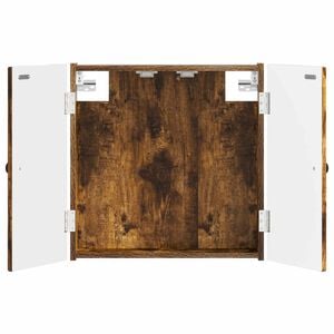 vidaXL Dartboard Schrank EDE Raucheiche 52,5 x 10,5 x 53,5 cm