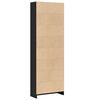vidaXL B&uuml;cherregal Schwarz 60x24x176 cm Holzwerkstoff