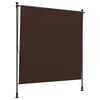vidaXL Outdoor Rollo Braun 120 x 270 cm
