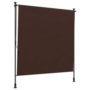 vidaXL Outdoor Rollo Braun 120 x 270 cm