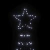 vidaXL LED-Weihnachtsbaum Kegelform Kaltweiß 1400 LEDs 160x500 cm