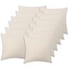 vidaXL Kissenbezug 12 stk. HEERLEN Creme 45 x 45 cm Boucl&eacute;