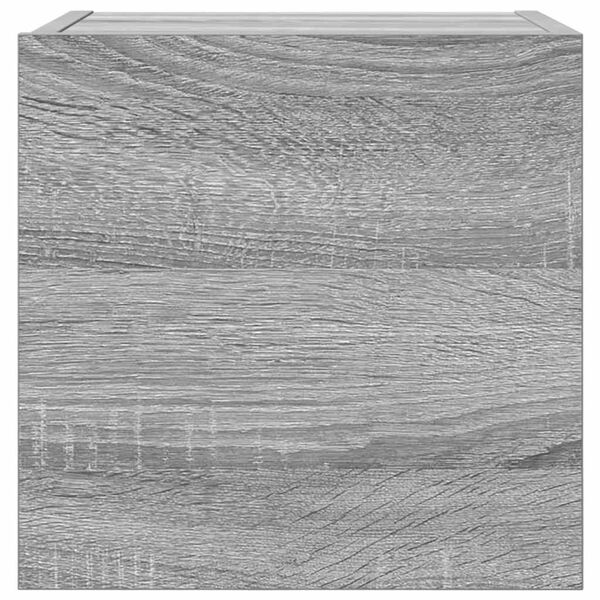vidaXL TV-Wandschrank Grau Sonoma 30,5x30x30 cm