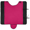 vidaXL Pferdedecke Rosa und Schwarz 105 cm Polyester
