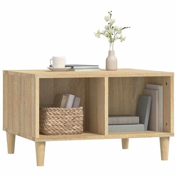 vidaXL Couchtisch Sonoma-Eiche 60x50x36,5 cm Holzwerkstoff