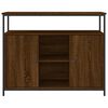 vidaXL Sideboard Braun Eichen-Optik 100x35x80 cm Holzwerkstoff