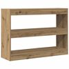 vidaXL B&uuml;cherregal 2 Ebenen 100 x 30 x 72 cm Holzwerkstoff