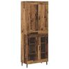 vidaXL Highboard 2 pcs Altholz Holzwerkstoff