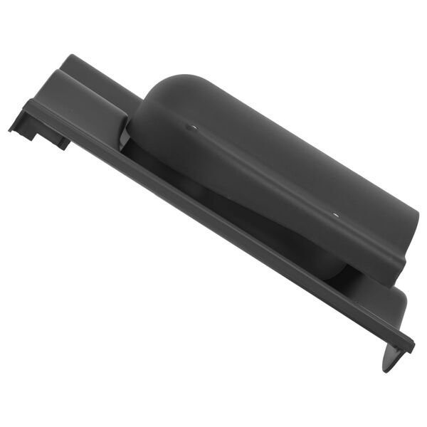 vidaXL Flachl&uuml;fter Dachl&uuml;fter Schwarz