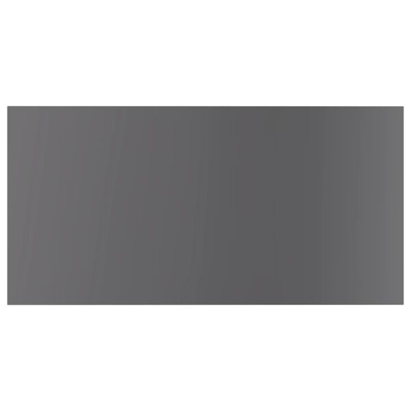 vidaXL B&uuml;cherregal-Bretter 4 Stk. Hochglanz-Grau 60x30x1,5 cm