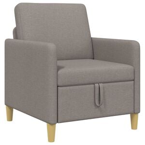vidaXL Sofa mit Stauraum Taupe 72 x 78 x 87 cm Polyester
