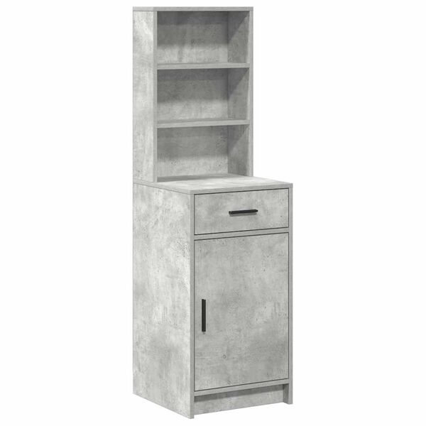 vidaXL Highboard Beton Grau 40 x 40,5 x 135 cm Holzwerkstoff