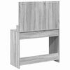 vidaXL Schminktisch Graues Sonoma 100 x 41 x 135 cm Holzwerkstoff