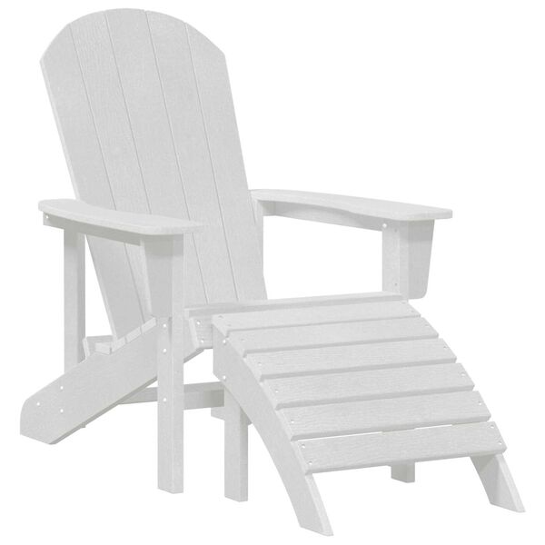 vidaXL Garten Lounge Möbel 2 pcs Weiß 74 x 82 x 90cm Plastik