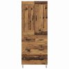 vidaXL Highboard Altholz 69,5 x 34 x 180 cm Holzwerkstoff
