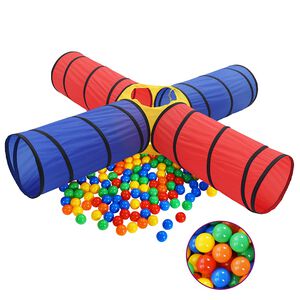 vidaXL Spieltunnel mit 250 B&auml;llen Mehrfarbig