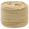 vidaXL Mehrzweck-Allzweckseil 6 mm 100 m Natur PP 240 kg Max. Traglast