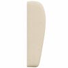 vidaXL Kopfteil Ohr Creme 80 x 23 x 6 cm Stoff