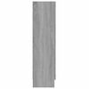 vidaXL Vitrinenschrank Grau Sonoma 82,5x30,5x115 cm Holzwerkstoff