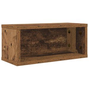 vidaXL CD Aufbewahrungsregal Eichenholz 40 x 17 x 17 cm Holzwerkstoff