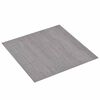 vidaXL Selbstklebende Bodenplanken Grau und Holz 30,5 x 30,5 cm
