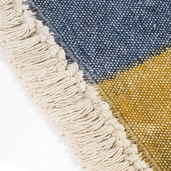 vidaXL Kelim-Teppich Handgewebt Baumwolle 200&times;290 cm Bedruckt