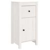 vidaXL Sideboard Wei&szlig; 40x35x80 cm Massivholz Kiefer