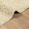 vidaXL Teppich Shaggy Hochflor Modern Golden 160x230 cm