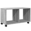 vidaXL Rollschrank Grau Sonoma 72x33x42,5 cm Holzwerkstoff