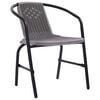 vidaXL Gartenst&uuml;hle 8 Stk. Rattan-Optik Kunststoff und Stahl 110 kg