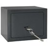 vidaXL Safe Box mit Schloss Dunkelgrau 23 x 17 x 17 cm Stahl