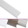 vidaXL Treppenkantenprofile in L-Form 5 Stk. Aluminium 100 cm Silbern