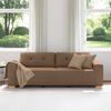 vidaXL 3-Sitzer-Sofa Braun 180 cm Stoff