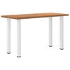 vidaXL Bartisch mit Baumkanten 180x80x102 cm Massivholz Rechteckig