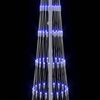 vidaXL LED-Weihnachtsbaum mit 290 LEDs Blau 70 x 70 x 250 cm Metall
